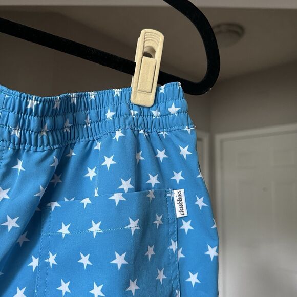 Chubbies Men's M Classic Rainbow Flag Print Pride Swim Trunks/Shorts 5.5” Inseam - Picture 6 of 6